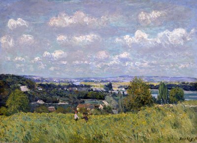 The Valley of the Seine at Saint-Cloud, 1875 by Alfred Sisley